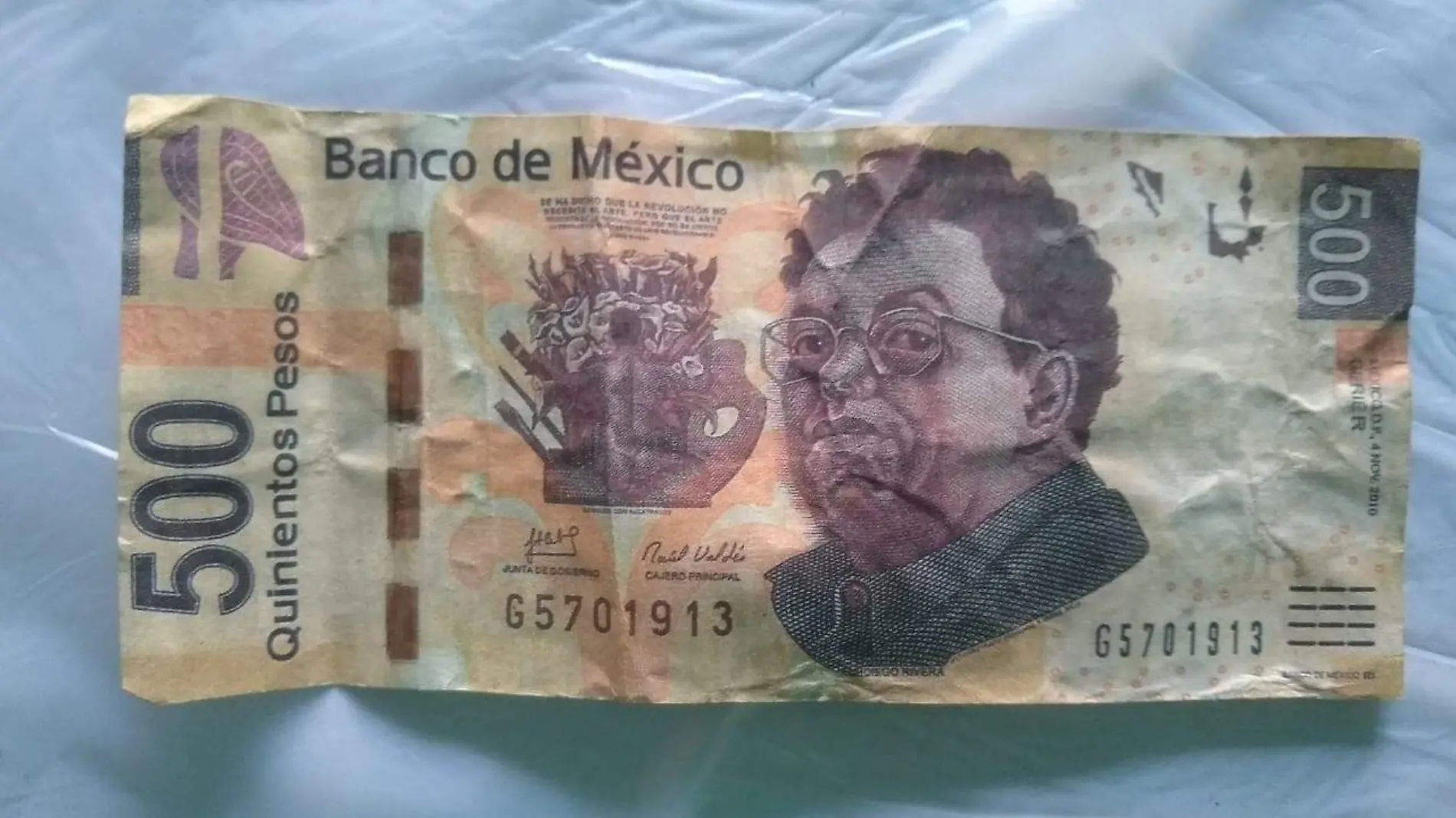 billete falso 500